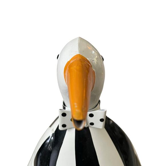 Mackenzie-Childs Striped Metal Goose 11.75in NEW - Picture 8 of 13